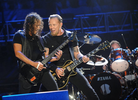 Kirk Hammet i James Hetfield - fot. Jeff Gentner