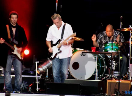Eric Clapton podczas koncertu w Gdyni Eric Clapton podczas koncertu w Gdyni