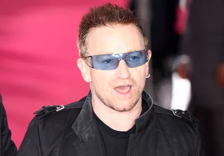 Bono (U2): Mniam! fot. Koichi Kamoshida