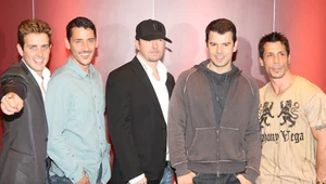 New Kids On The Block (Danny Wood w środku) - fot. Dave Hogan