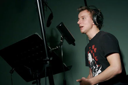 Piotr Kupicha (Feel) nagrywa dubbing