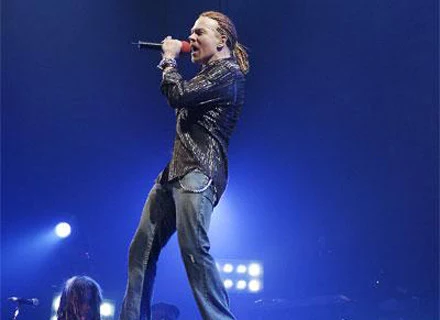Axl Rose - fot. George Chin Axl Rose - fot. George Chin