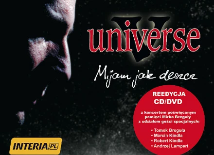 Okładka reedycji płyty "Mijam jak deszcz" Universe