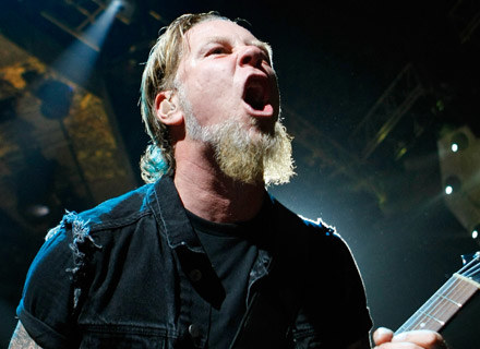 "Przerażający" James Hetfield (Metallica) - fot. Ethan Miller