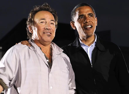 Bruce Springsteen aktywnie wspierał Baracka Obamę w kampanii prezydenckiej Bruce Springsteen aktywnie wspierał Baracka Obamę w kampanii prezydenckiej