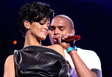 Rihanna i Chris Brown fot. Scott Gries