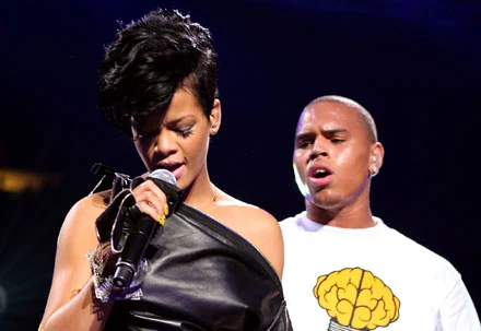 Rihanna i Chris Brown fot. Scott Gries