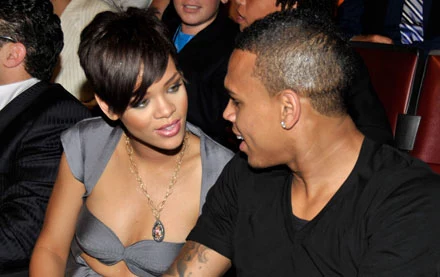 Rihanna i Chris Brown fot. Frank Micelotta