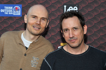 Billy Corgan i Jimmy Chamberlin fot. Frazer Harrison