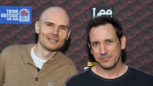 Billy Corgan i Jimmy Chamberlin fot. Frazer Harrison