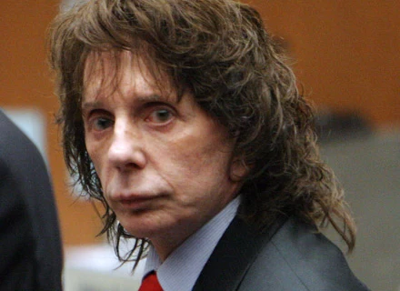 Phil Spector podczas ogłaszania wyroku w sądzie - fot. Pool Phil Spector podczas ogłaszania wyroku w sądzie - fot. Pool