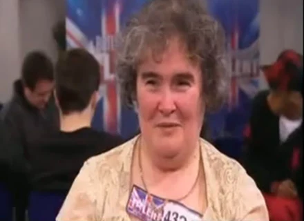 Susan Boyle przed występem Susan Boyle przed występem