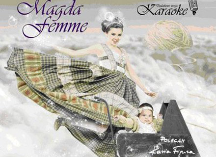 Magda Femme na okładce płyty "Magiczne nutki"