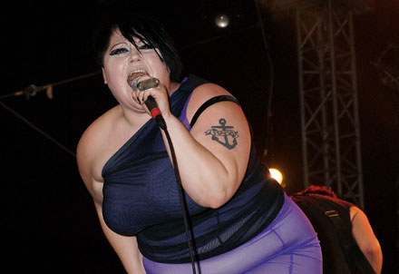 Beth Ditto (Gossip) fot. Dave Hogan