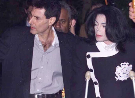 Uri Geller i Michael Jackson - fot. Dave Hogan