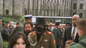 Michael Jackson podczas pobytu w Warszawie