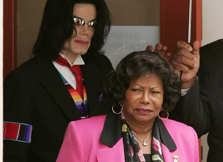 Michael i Katherine Jackson - fot. Carlo Allegri