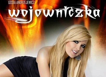 Gosia Andrzejewicz na okładce płyty "Wojowniczka" Gosia Andrzejewicz na okładce płyty "Wojowniczka"