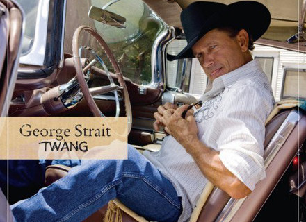 George Strait na okładce płyty "Twang"