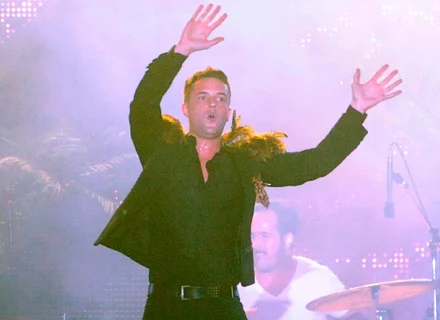 Brandon Flowers (The Killers) - fot. Jeff Gentner Brandon Flowers (The Killers) - fot. Jeff Gentner