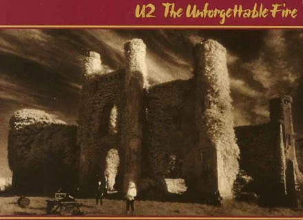 Okładka płyty "The Unforgettable Fire" U2