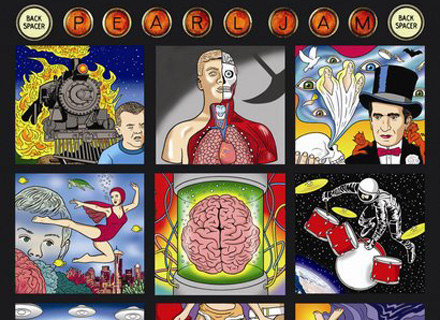 Okładka albumu "Backspacer" grupy Pearl Jam