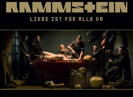 Okładka płyty "Liebe Ist Für Alle Da" grupy Rammstein