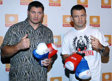 Andrzej Gołota i Tomasz Adamek - fot. Andras Szilagyi