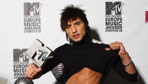 Dima Bilan z nagrodą MTV dla najlepszego rosyjskiego wykonawcy w 2008 roku - fot. Gareth Cattermole