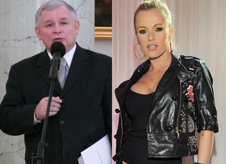 Jarosław Kaczyński, Dorota "Doda" Rabczewska (fot. Tomek Piekarski)