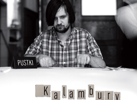 Okładka płyty "Kalambury" grupy Pustki