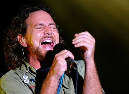 Eddie Vedder, wokalista Pearl Jam - fot. Rob Loud