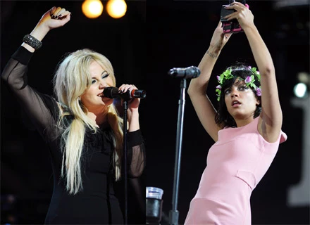 Pixie Lott i Lily Allen - fot. Ian Gavan / Hannah Johnston Pixie Lott i Lily Allen - fot. Ian Gavan / Hannah Johnston