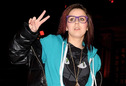 Lady Sovereign żegna się z domem Wielkiego Brata fot. Gareth Cattermole