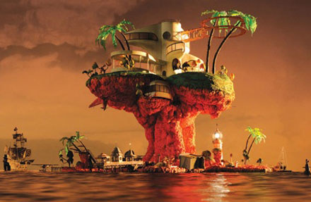 Okładka "Plastic Beach"