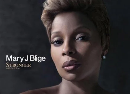 Mary J. Blige na okładce płyty "Stronger With Each Tear"