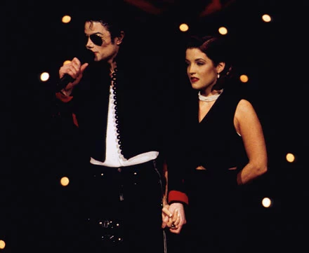 Michael Jackson i Lisa Marie Presley w 1994 roku fot. Frank Micelotta