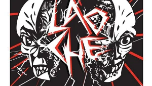 Okładka płyty "Prąd stały / Prąd zmienny" grupy Lao Che