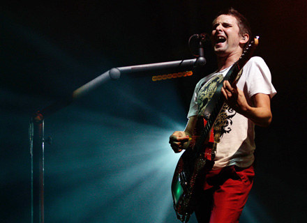 Matt Bellamy, wokalista Muse - fot. Brendon Thorne