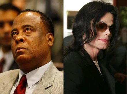 Doktor Conrad Murray (fot. Mark Boster-Pool) i Michael Jackson (fot. Carlo Allegri)