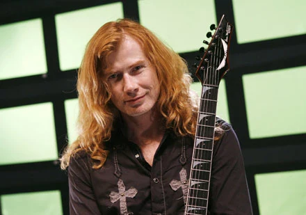 Dave Mustaine zaczął się uśmiechać fot. Kevin Winter