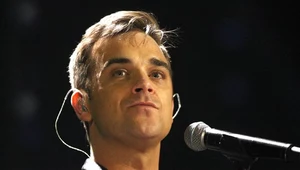 Robbie Williams podczas prób przed Brit Awards 2010 - fot. Dave Hogan