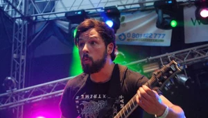 Ben Weinman (Dillinger Escape Plan) w akcji - fot. Bartosz Donarski