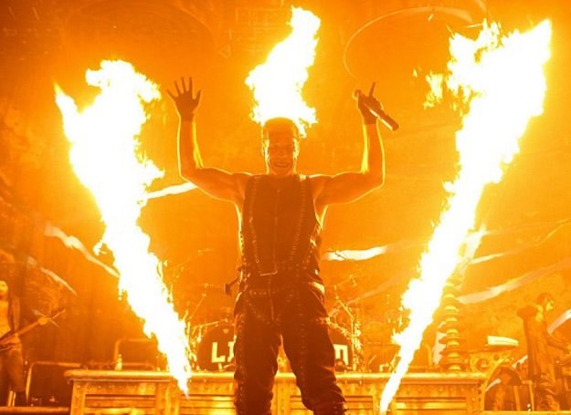 Till Lindemann (Rammstein) w Spodku