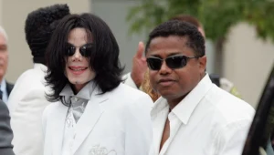 Michael Jackson z bratem Randym fot. Doug Benc