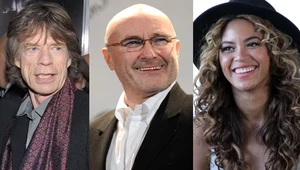 Mick Jagger, Phil Collins i Beyonce