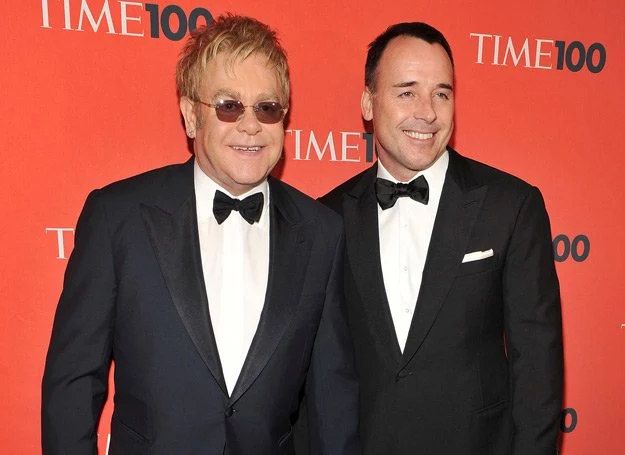 Elton John i David Furnish są parą od 1993 roku - fot. Theo Wargo