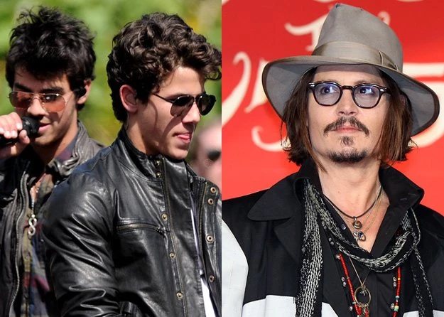 Gwiazdami Disneya są zarówno bracia Jonas jak i Johnny Depp - fot. A. E. Rodriguez / J. Kimura