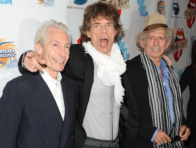 Charlie Watts, Mick Jagger i Keith Richards (The Rolling Stones) fot. Stephen Lovekin Charlie Watts, Mick Jagger i Keith Richards (The Rolling Stones) fot. Stephen Lovekin