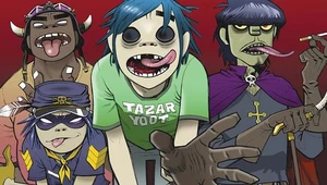 Gorillaz lądują na plastikowej plaży